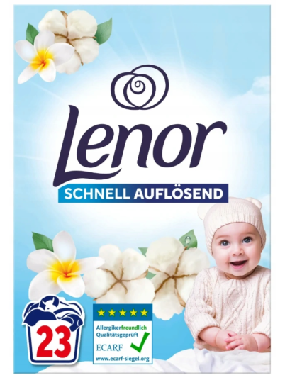 Lenor prací prášok 23pd 1,265kg Sensitive