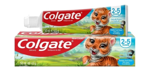 Colgate detská zubná pasta 50ml Junior 2r+