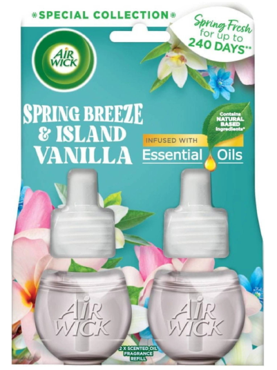 Air wick Electric náplň 2x19ml Spring Breeze&Island Vanilla