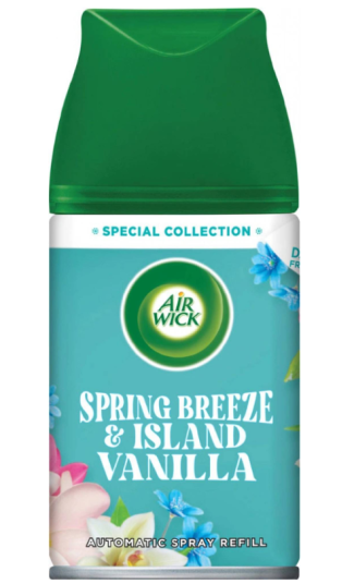 Air Wick osviežovač náhradná náplň 250ml Spring Breeze&Island Vanilla