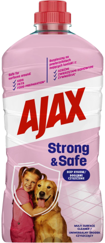 Ajax univerzálny hygienický čistiaci prostriedok Strong&Safe 1l