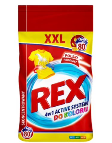 Rex prací prášok 6kg 80pd Color