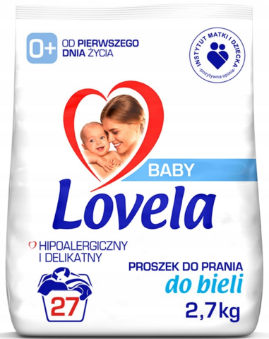 Lovela prací prášok 2,7kg 27pd White