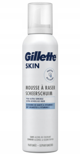 Gillette pena na holení 240ml Skin Ultra Sensitive