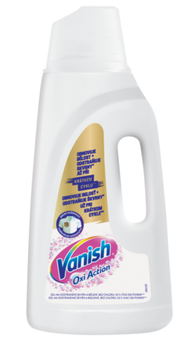 Vanish Oxi Action White tekutý odstraňovač škvŕn 2l