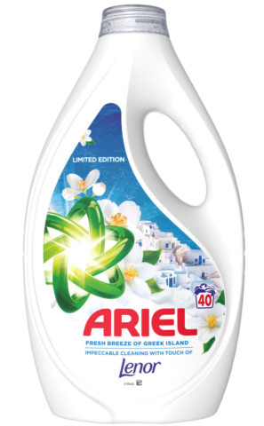 Ariel prací gél Fresh Breeze Of Greek Island 40pd 1,8l