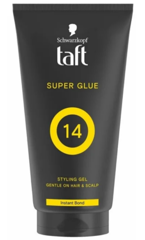 Taft gél na vlasy v tube 150ml Super Glue 14