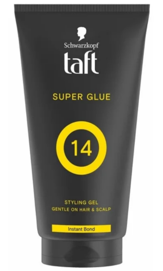 Taft gél na vlasy v tube 150ml Super Glue 14
