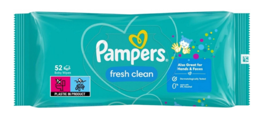 Pampers baby wipes 52ks Fresh Clean