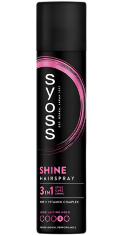 Syoss lak na vlasy 300ml Shine&Hold 4