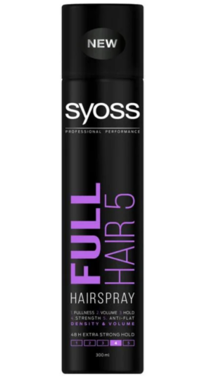 Syoss lak na vlasy 300ml Full Hair 5 Extra Strong 3