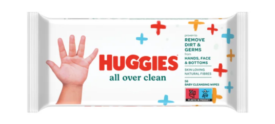 Huggies detské vlhčené obrúsky 56ks All Over Clean