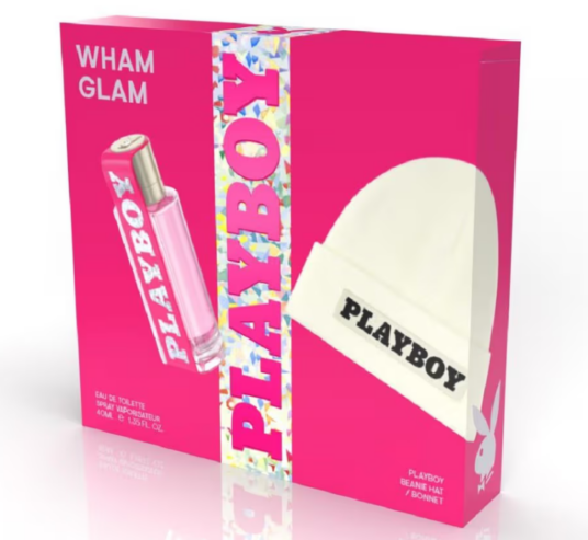 Darčekový set Playboy Wham Glam EDT 40ml+čiapka