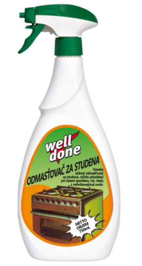 Well done odmasťovač za studena 750ml s rozprašovačom