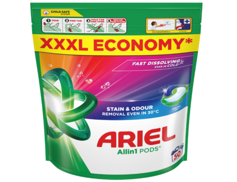 Ariel kapsule na pranie Allin1 50ks