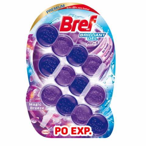 Bref Brilliant gél 3x42g Magic Breeze