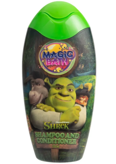 Detský šampón a kondicionér 200ml Shrek