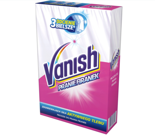 Vanish Prášok na pranie záclon 6pd 400g