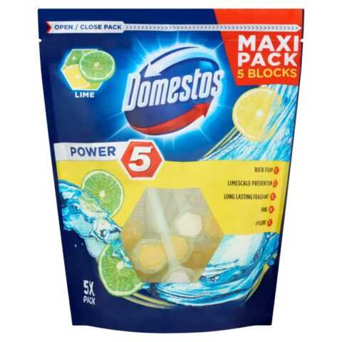 Domestos WC blok 5x55g Power 5 Lime