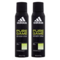 Adidas Men deodorant 2x150ml Pure Game
