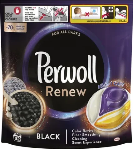 Perwoll kapsule na pranie 32ks Black