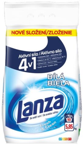 Lanza prací prášok expert white 5,85kg 90pd