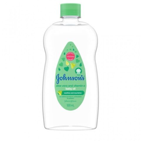 Johnsons Baby Oil 500ml Aloe Vera