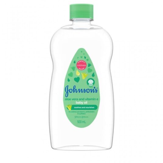 Johnsons Baby Oil 500ml Aloe Vera