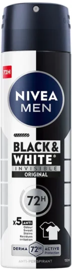 Nivea Men antiperspirant 150ml Black&White invisible original 72h