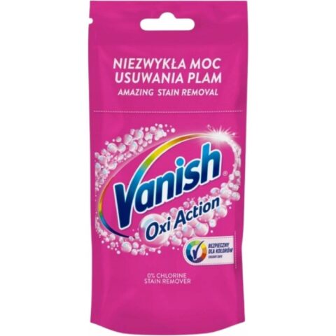 Vanish Oxi Action Pink tekutý odstraňovač škvŕn 100ml