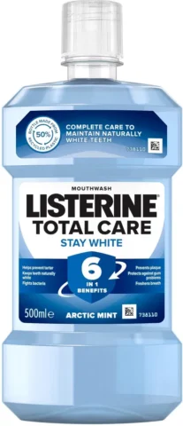 Listerine ústna voda 500ml Stay White