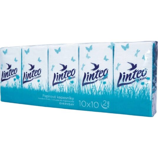 Linteo hygienické vreckovky 2-vrstvové 10x10ks