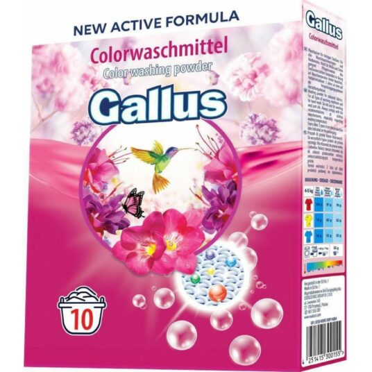 GALLUS Prášok na pranie 650g 10pd Color