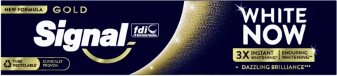 Signal zubná pasta 75ml White Now Gold