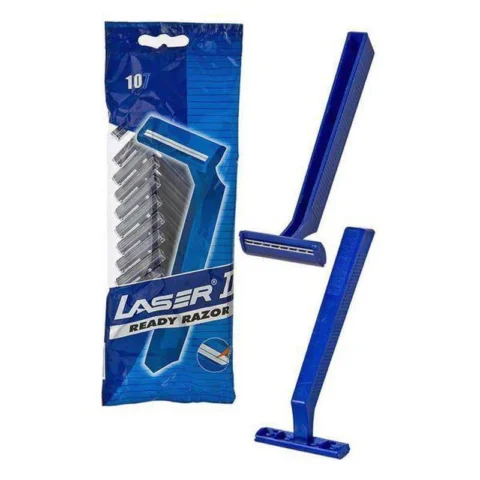 Laser II. jednorázový strojček pánsky 10ks 2-britvový