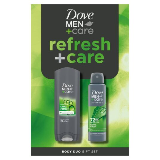 Dove Men+Care Extra Fresh darčekový set antiperspirant 150ml+sprchový gél 250ml