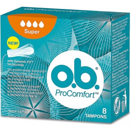 O.B. Tampóny Original 8ks Super