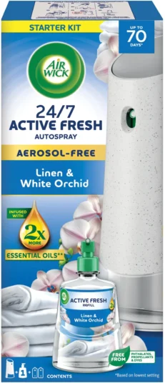 Air Wick Active Fresh Automatic Biela Orchidea 228ml