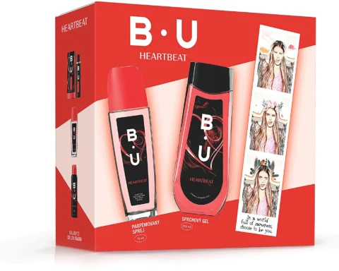 B.U Heartbeat darčekový set DNS 75ml+sprchový gél 250ml