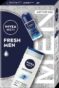 Nivea Men Fresh darčekový set roll-on 50ml+sprchový gél 250ml