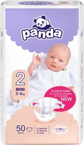 Panda plienky 2 50ks