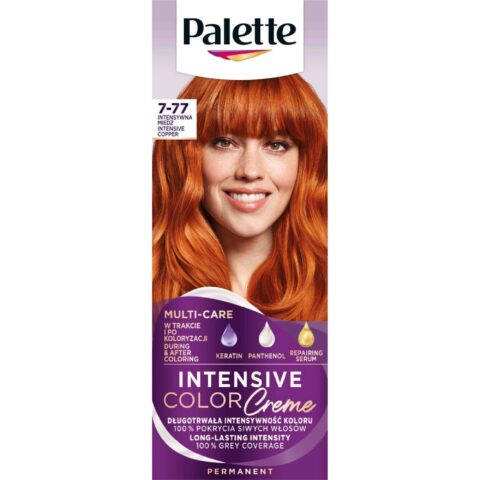 Palette ICC farba na vlasy 50ml 7-77 (KI7) Intenzívne medená