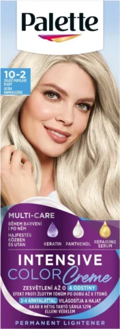 Palette ICC farba na vlasy 50ml 10-2 (A10) Popolavo plavá
