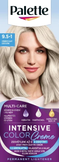 Palette ICC farba na vlasy 50ml 9,5-1 (C9) Striebristý blond
