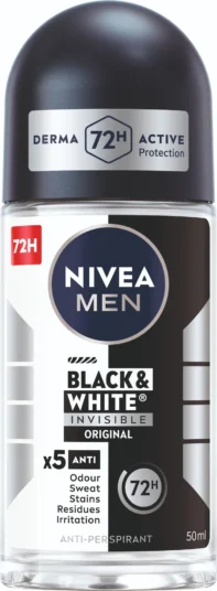 Nivea Men roll-on 50ml Black&White invisible original