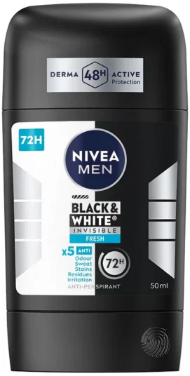 Nivea Men stick 50ml Black&White Invisible Fresh