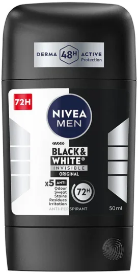 Nivea Men stick 50ml Black&White Invisible Original