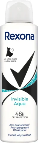 Rexona deodorant 150ml Invisible aqua
