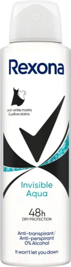 Rexona deodorant 150ml Invisible aqua