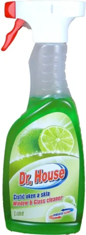 Dr.House čistič okien s rozprašovačom 500ml Lime